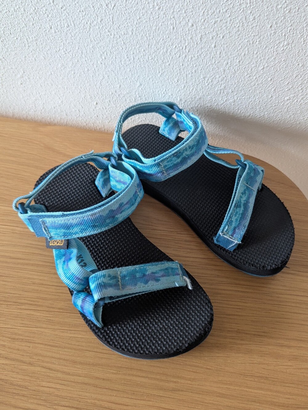Bright Blue Watercolor Tevas